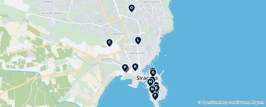 Map of Culinary Delights and Cafes