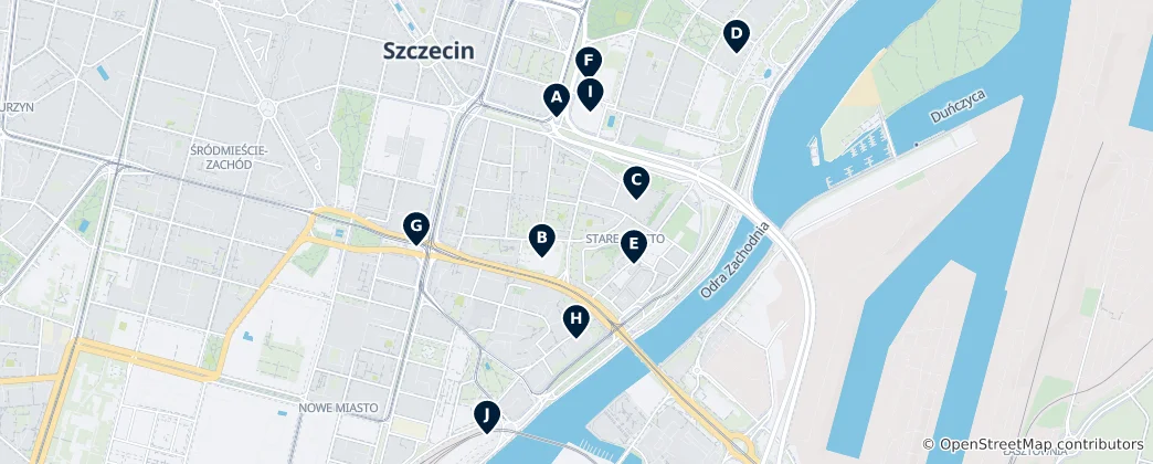 Mapa De Szczecin Must-Sees