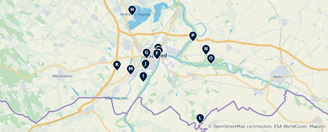 Map of Historic Sites and Towers