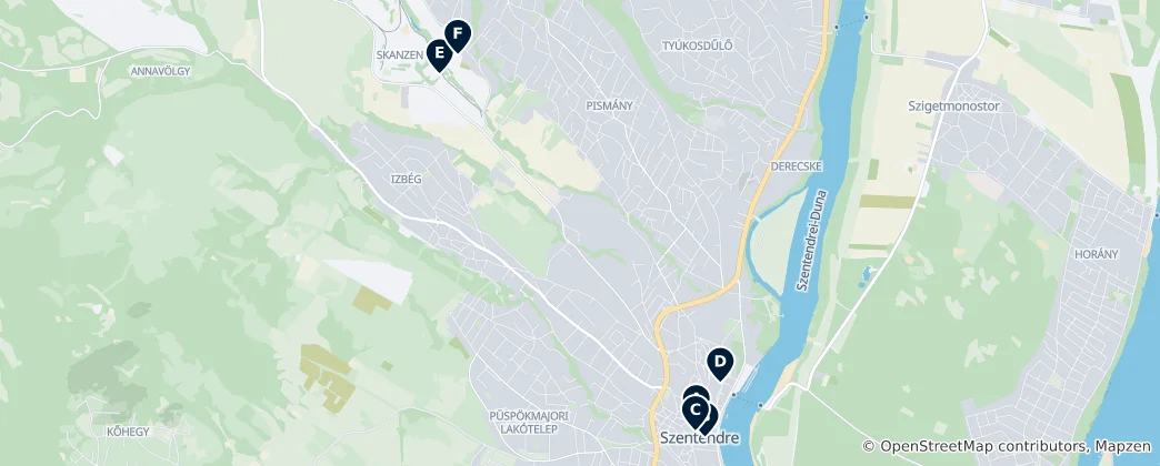 Mapa De Historic Churches