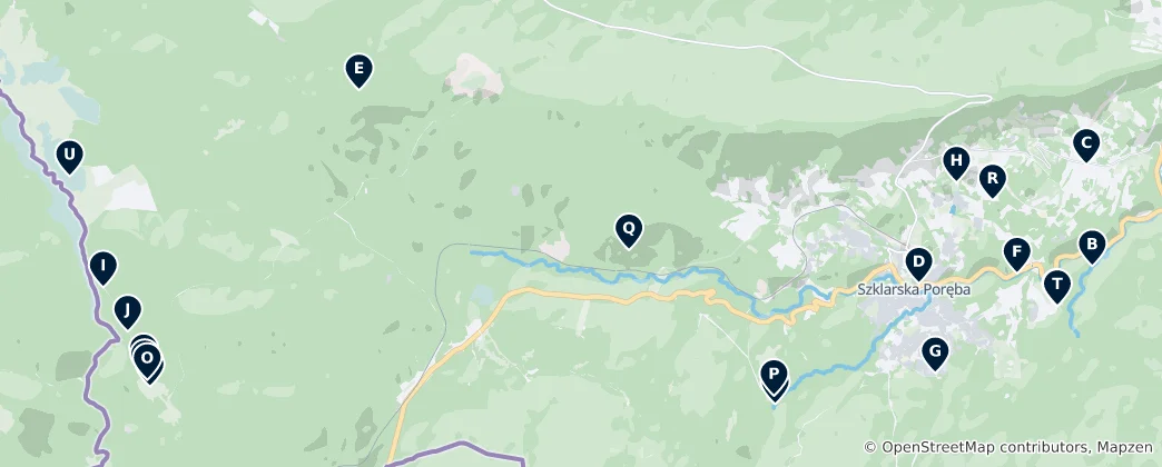 Map of Top Tourist Attractions