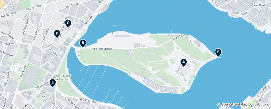 Mappa di Gżira Essentials