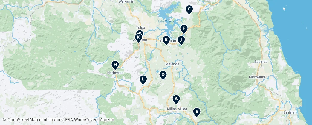 Tablelands Essentials — 地图