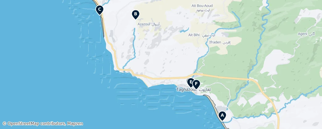 Surf & Coastal Views — Mapa