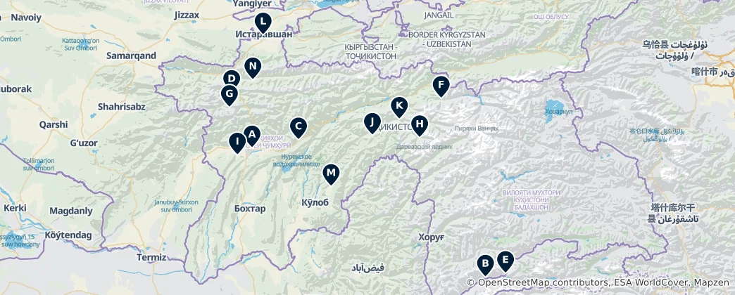 Map of Spiritual Heritage