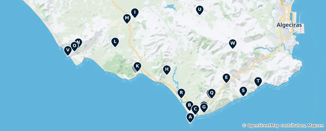 Mappa di Panoramic Viewpoints and Lighthouses