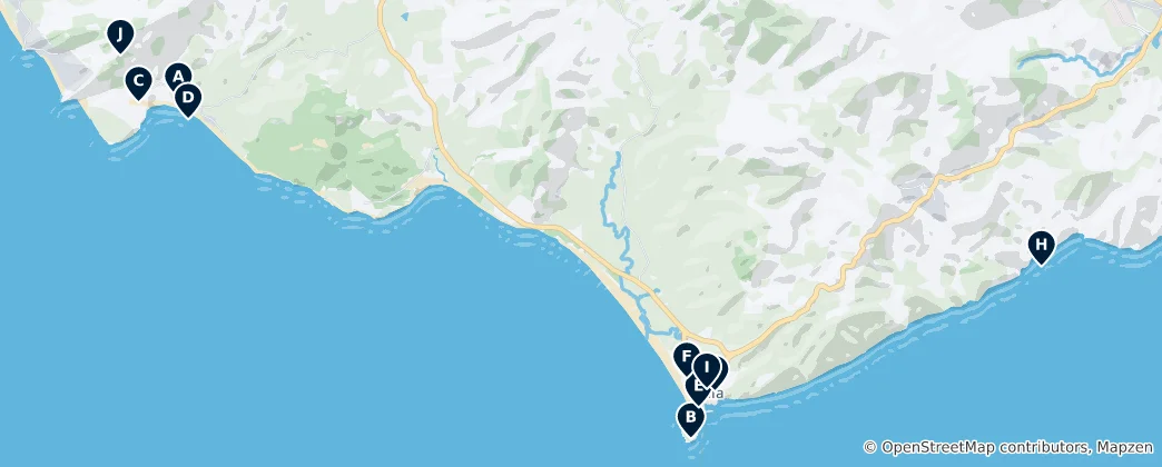 Tarifa's Absolute Essentials 地图