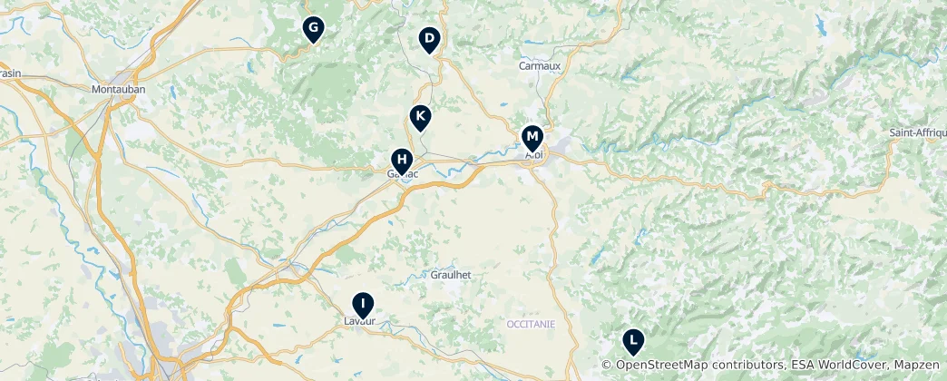 Térkép: Tarn Essentials