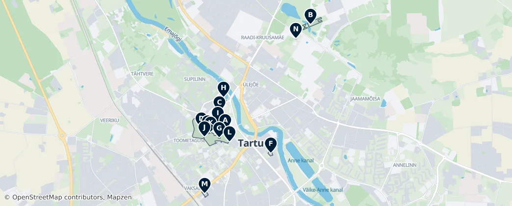 Tartu Best Of — Mapa