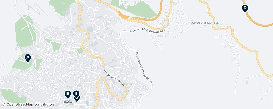 Map of Best of Taxco