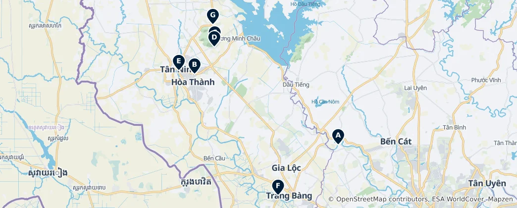 Mapa Spiritual Landmarks