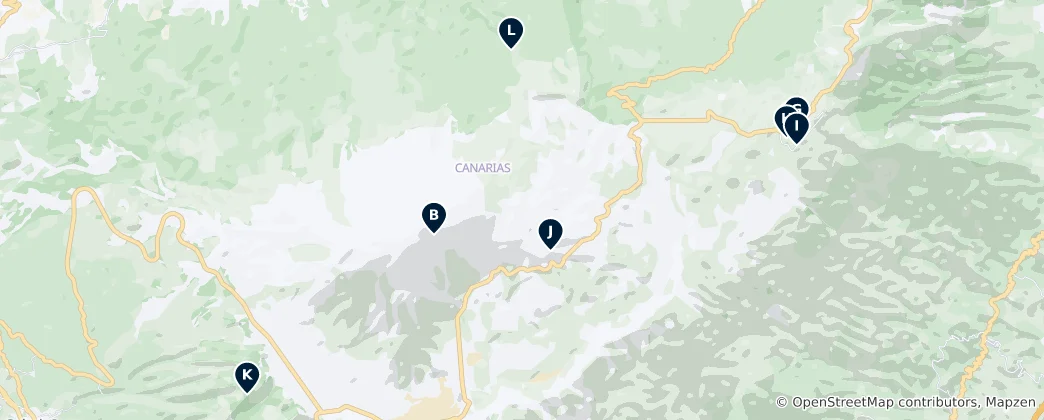 Map of Observatories and Towers