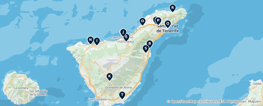 Mapa Historic Churches & Cathedrals