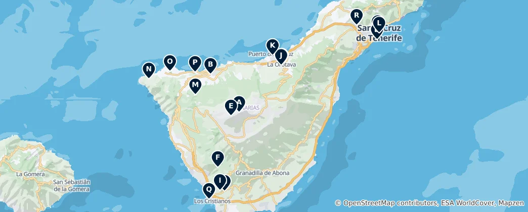 Map of Parks & Natural Wonders