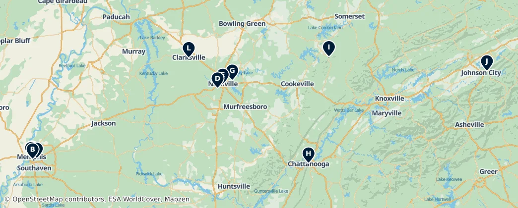 Civil Rights & Heritage – Mapa