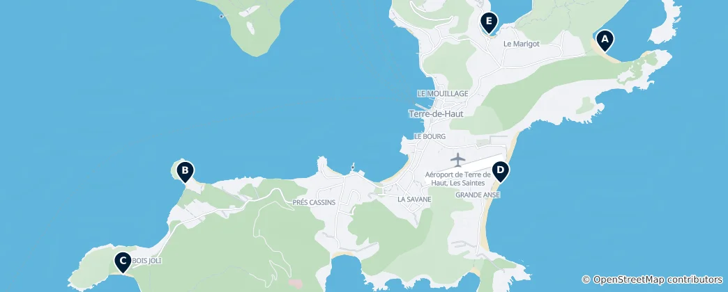 Map of Best Beaches & Bays