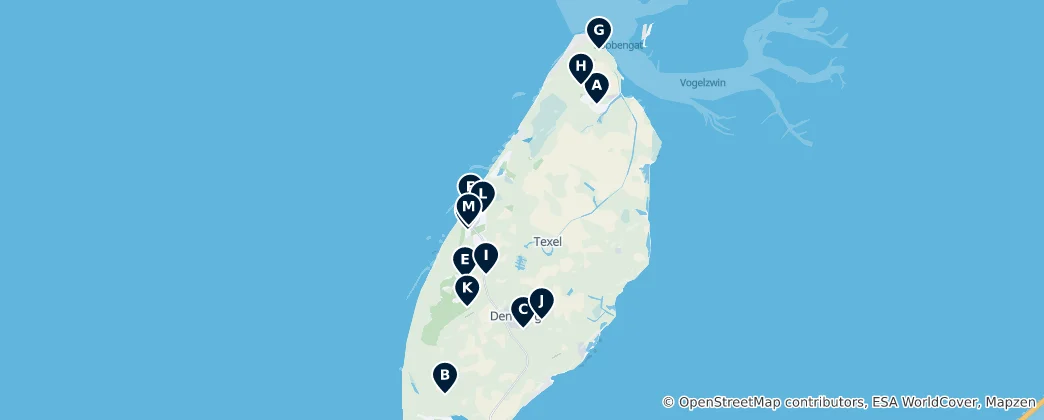 Karte von Campsites & Holiday Parks