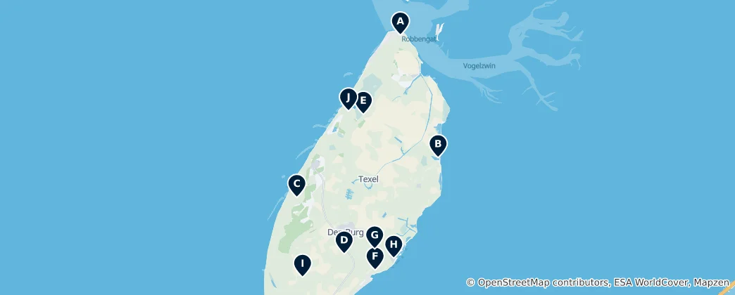 Mapa Texel Essentials