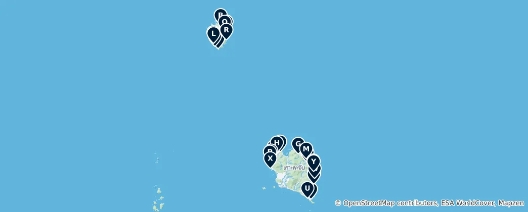 Karte von Best Beaches and Bays