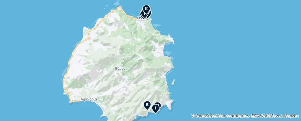 Mappa di Ancient Sites & Ruins
