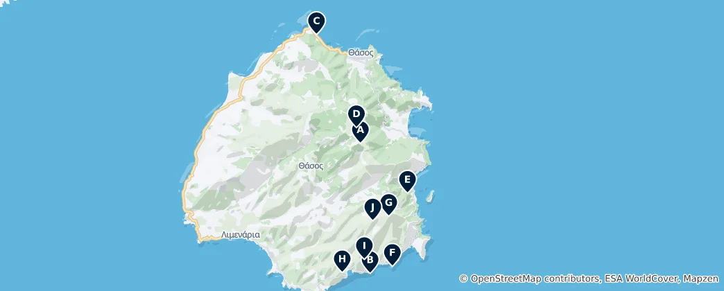 Mapa de Mountain Peaks & Viewpoints