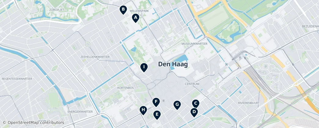 Museums and Art Galleries — Map