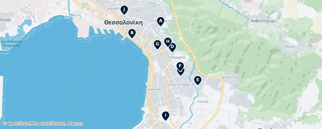 Map of Top Parks & Sports