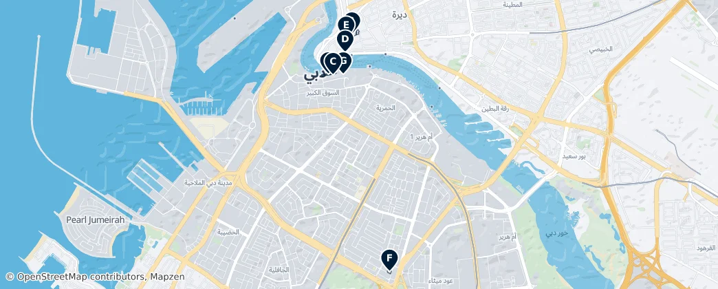 Dubai's Traditional Markets — 地图