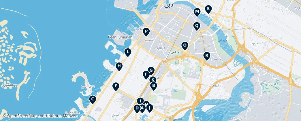 International Flavors of Bur Dubai — Map