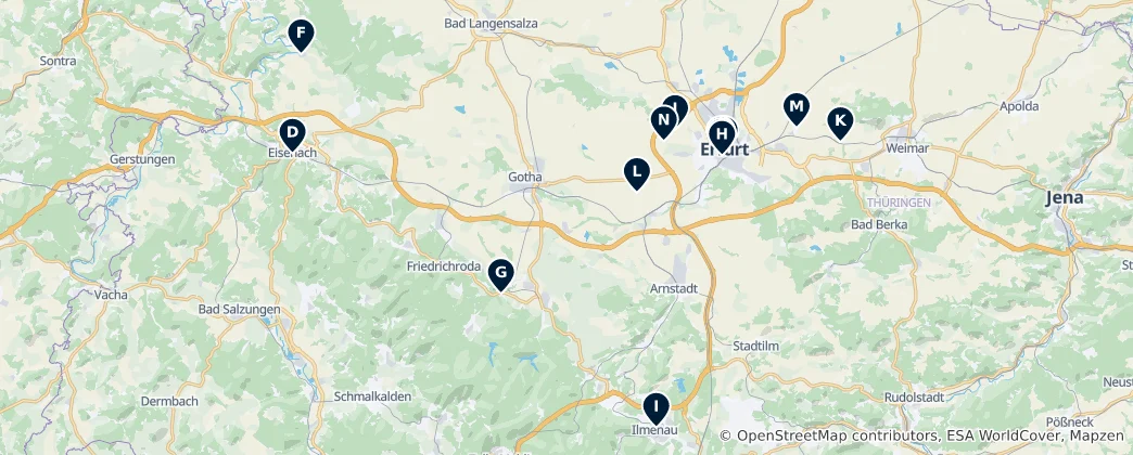 Térkép: Historic Churches & Monasteries