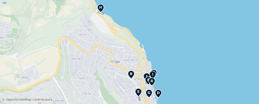 Tiberias Essentials — Map