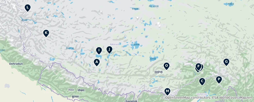Map of Natural Wonders and Artistry