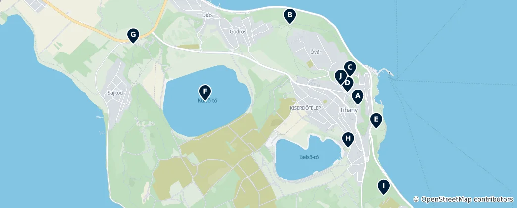 Mapa De Tihany Essentials