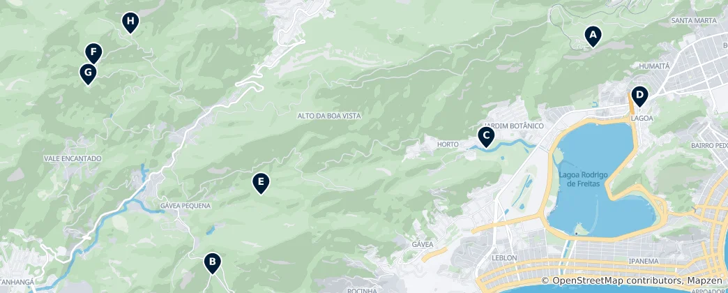 Map of Landmarks and Monuments