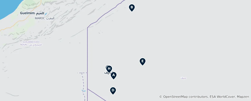 Mapa Tindouf Essentials