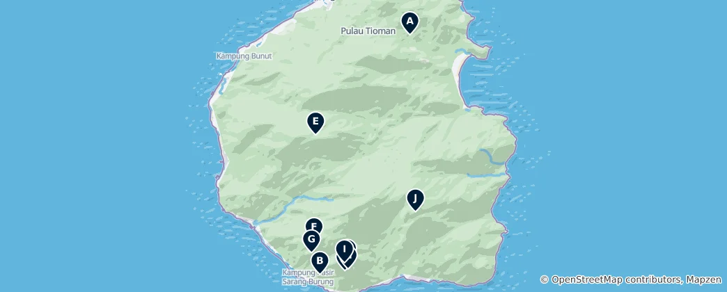 Mapa Nature Trails & Peaks
