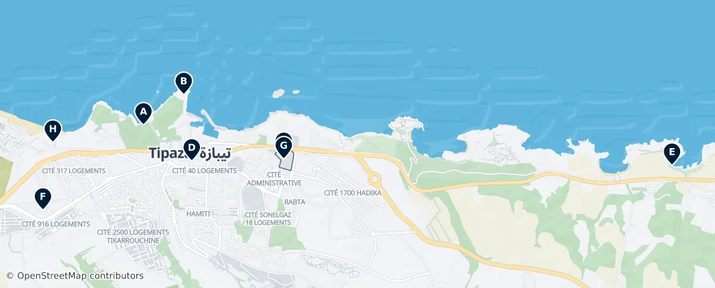 Tipaza Essentials — 地图