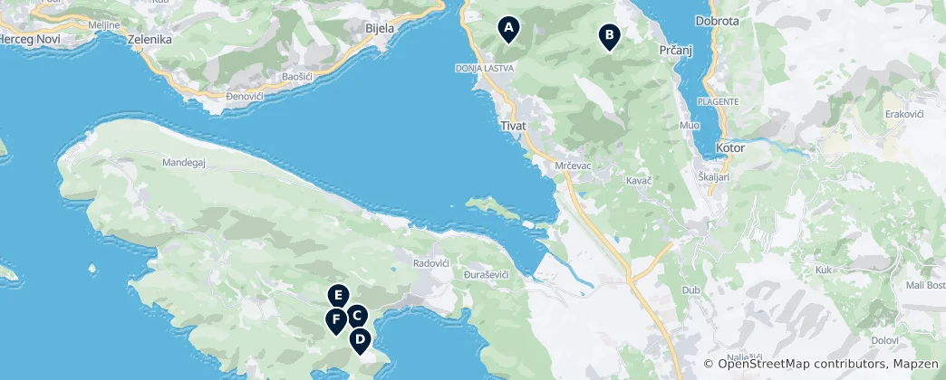 Mappa di Scenic Peaks and Hikes