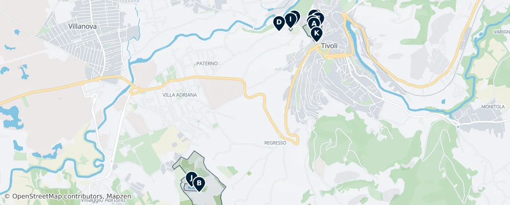 Tivoli Editor's Choice — Map