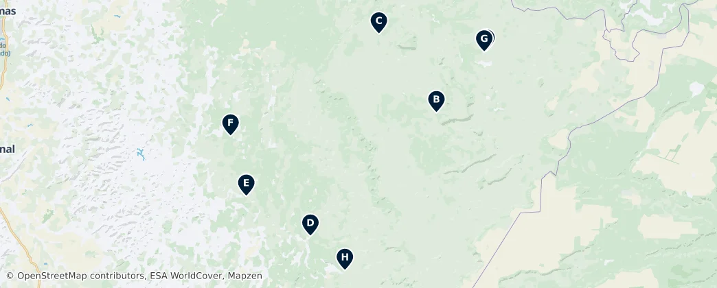 Highlights of Tocantins — Карта