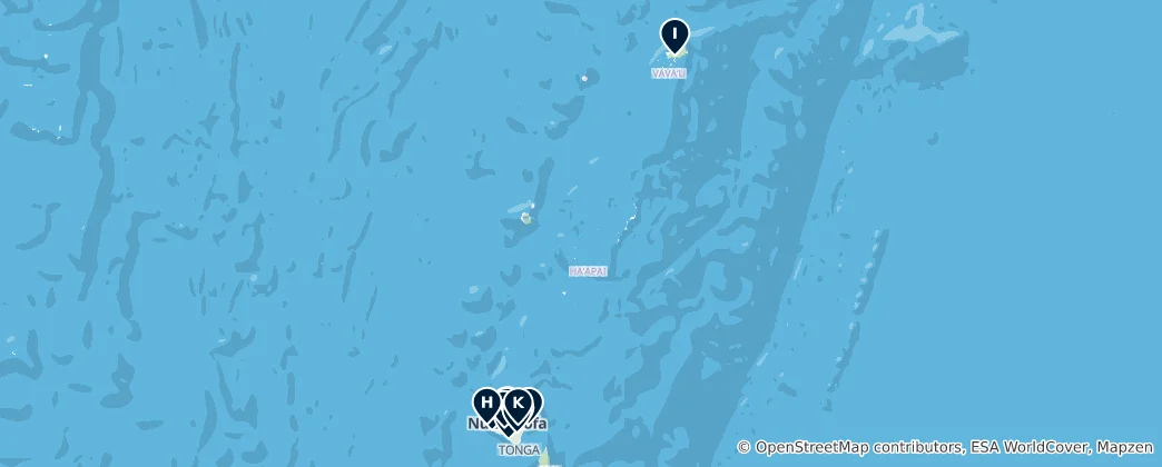Map of Tonga Essentials