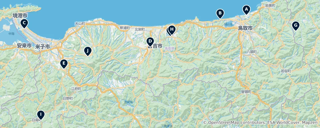Karte von Best of Tottori