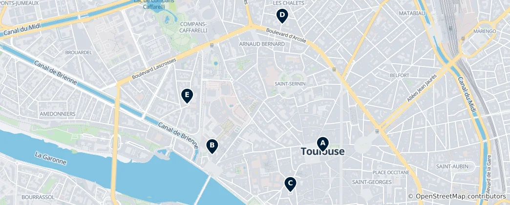 Mapa Toulouse Theatre and Performance