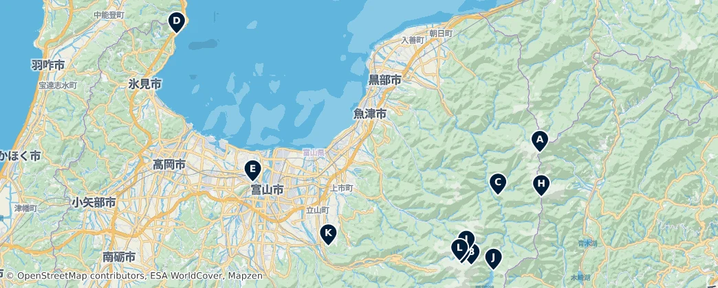 Map of Peaks and Alpine Huts
