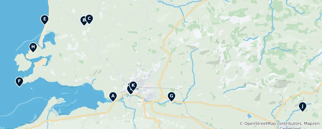 Mapa Tralee Municipal District Essentials