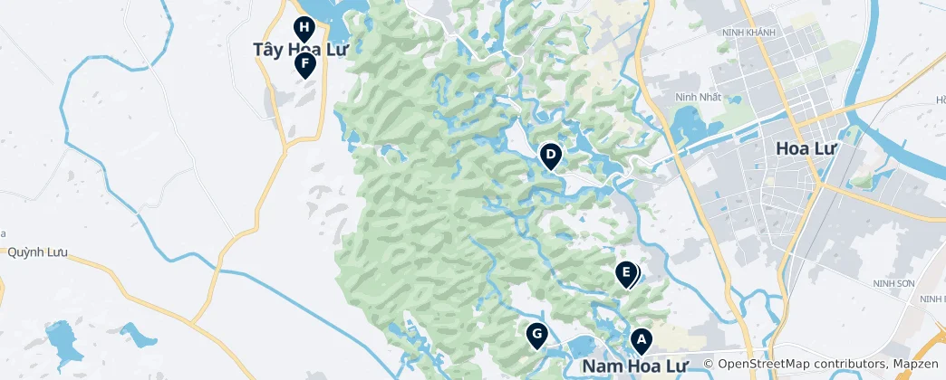 Mapa De Trang An Landscape Complex: Essential Wonders