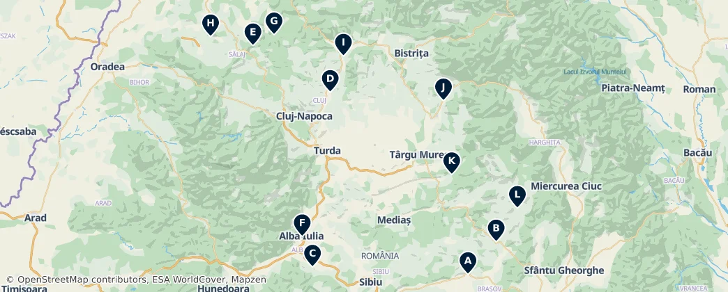 Castles and Manor Houses — Carte