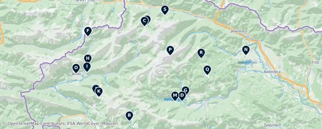 Historical and Religious Sites – Mapa