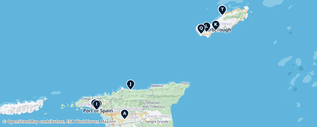 Map of Caribbean Regional Flavors