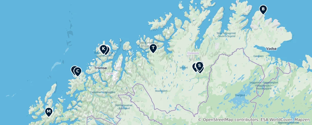 Mapa Lakes and Nature Views